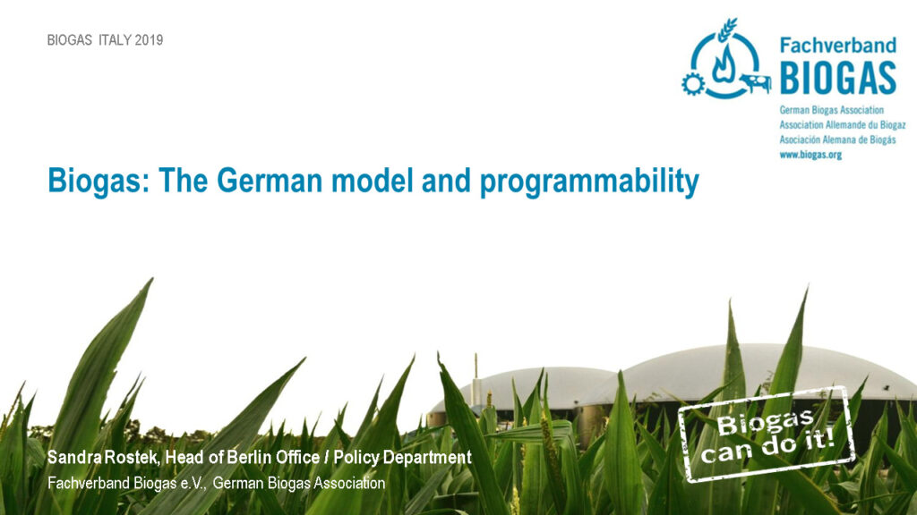 Rostek German model and programmability biogas italy 2019